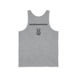 QUEER AND PROUD Melting Ice Cream Unisex Tank Top