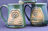 Earth Kingdom Avatar Element Symbol Mugs
