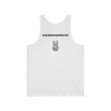 QUEER AND PROUD Melting Ice Cream Unisex Tank Top