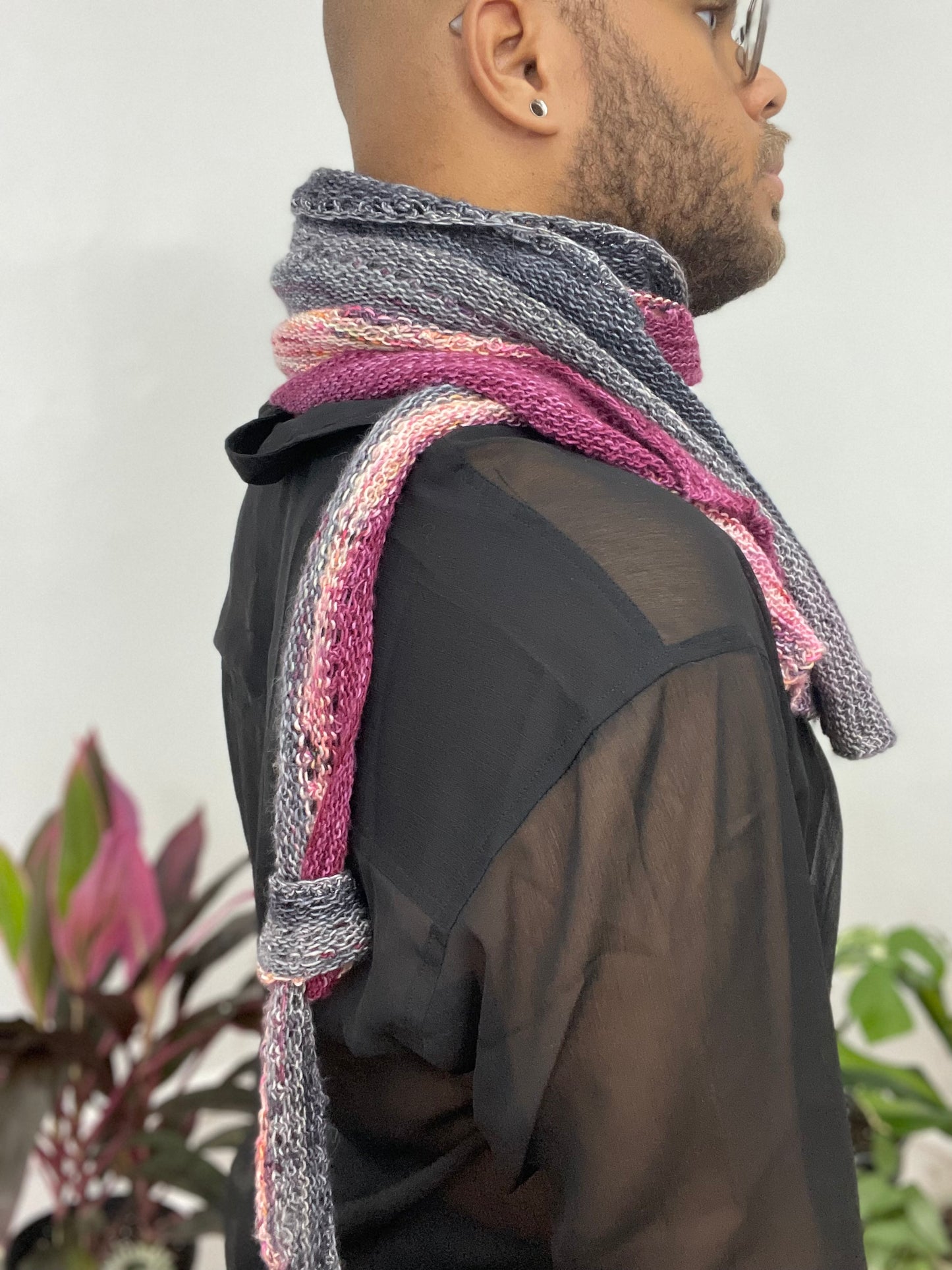 Knit Stripes XL scarf