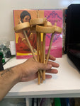Top whorl drop spindle