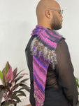 Purple Handspun Mambo Scarf