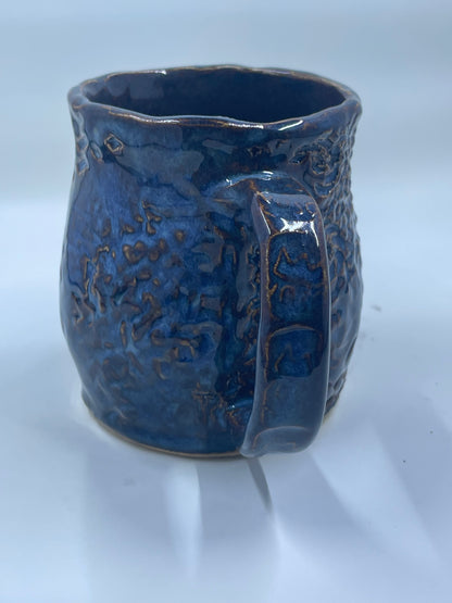 Floating Blue Round Mug