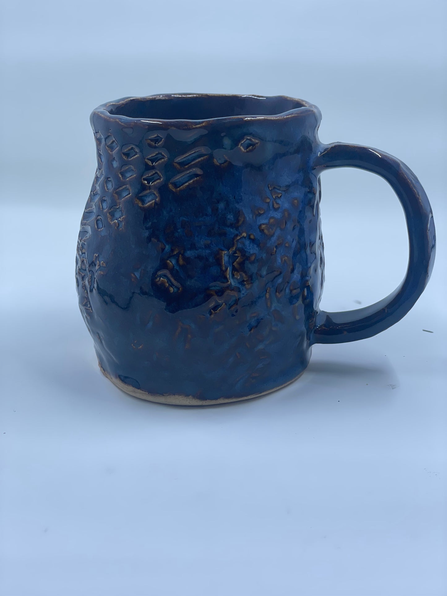 Floating Blue Round Mug