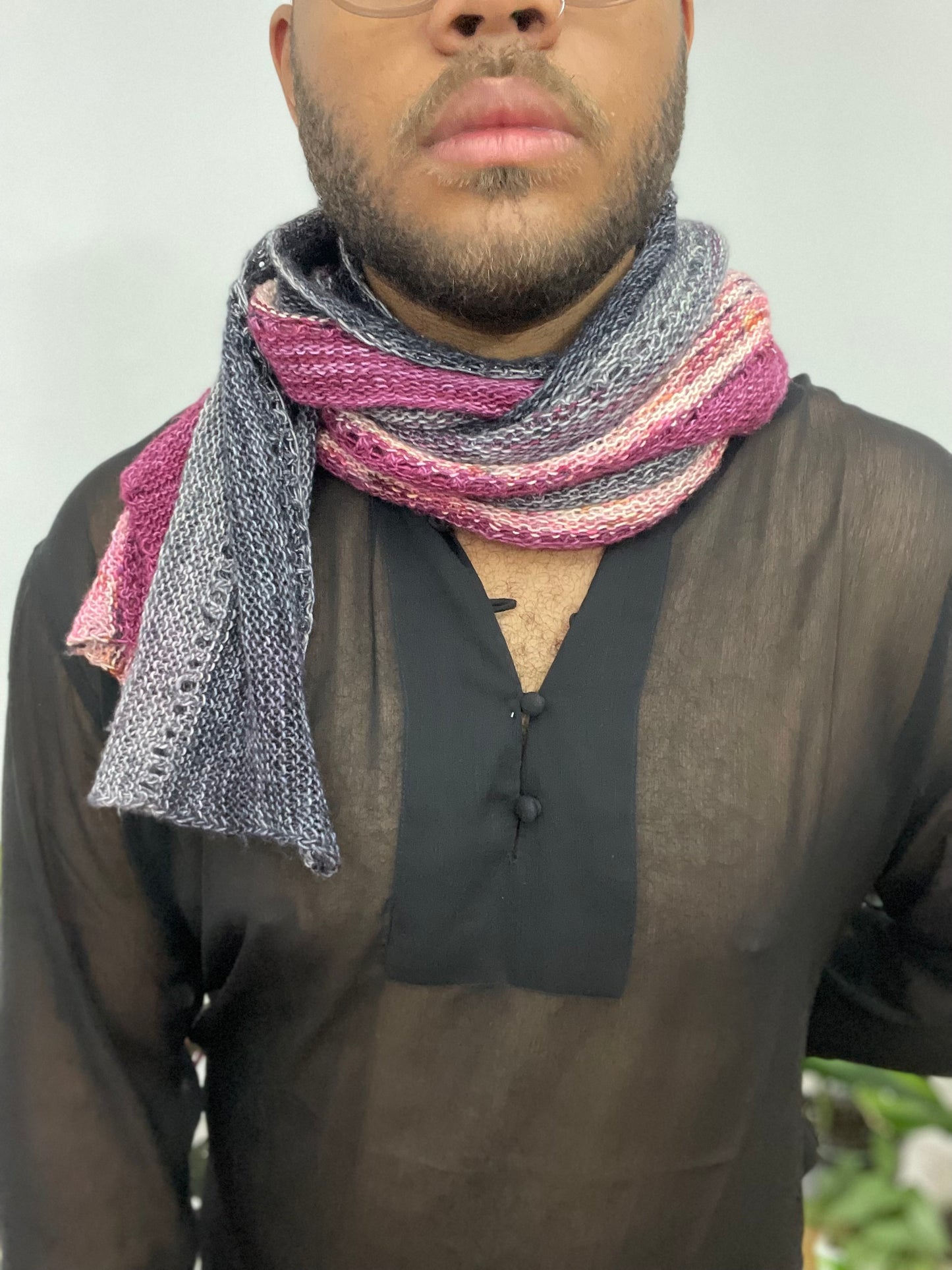 Knit Stripes XL scarf